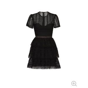 Bardot Black Lace Dress